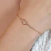 ZINZI zilveren armband rosé verguld met open hartje ZIA1420R