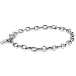 Zinzi zilveren bedelarmband 19cm CH-A3
