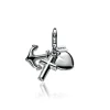 Zinzi zilveren bedel geloof hoop en liefde CHARMS115