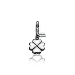Zinzi zilveren bedel klavertje vier CHARMS5