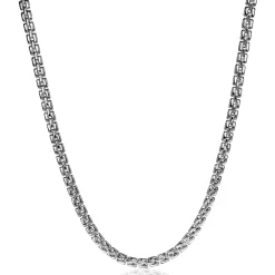 ZINZI zilveren collier rolexstyle schakel 4,5mm breed 43cm ZIC2148