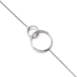 Zinzi zilveren collier ronde vormen 42-45cm ZIC1278