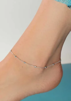 ZINZI zilveren enkelband ovalen 23+4cm ZIE1232