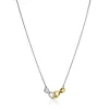ZINZI zilveren fantasie ketting met aan elkaar verbonden Infinity tekens 42-45cm ZIC2649