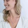 ZINZI zilveren hart hanger 13mm wit ZIH2139 (zonder collier)