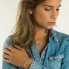 Zinzi zilveren Infinity armband wit 17-20cm ZIA1065