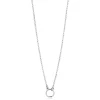 ZINZI zilveren ketting met open rondje 40-45cm ZIC2523