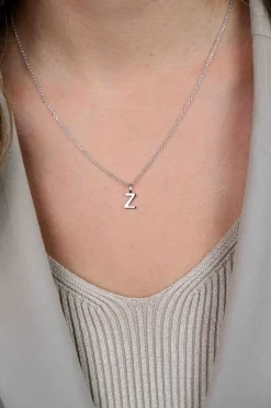 ZINZI zilveren letter hanger Z ZIH2140Z