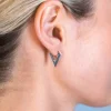 ZINZI zilveren luxe oorringen driehoeksvorm 16x3mm ZIO2318