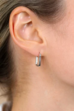 ZINZI zilveren luxe oorringen 15x2mm ovale vorm ZIO2221