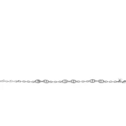 ZINZI zilveren marine schakel armband met negen grotere marine schakels 5,8mm breed 17-20cm ZIA2407