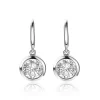 ZINZI zilveren oorhangers witte zirconia 11mm ZIO1
