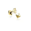 ZINZI zilveren oorknopjes 14K geel verguld 3mm studs ZIO2167G