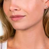 ZINZI zilveren oorknoppen bliksemschicht 8mm ZIO1681