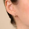 ZINZI zilveren oorringen geel verguld 12 x 2mm ZIO194G
