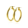 ZINZI zilveren oorringen 14K geel verguld 26x3mm rond ZIO2178G