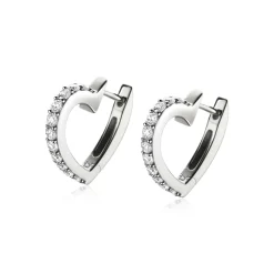 ZINZI zilveren oorringen 17mm hartvorm met witte zirconia's ZIO2195Z