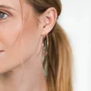 ZINZI zilveren oorringen rosé verguld 45x2mm ZIO436R