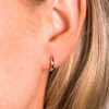 ZINZI zilveren oorringen rosé verguld 12 x 2mm ZIO194R