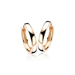 ZINZI zilveren oorringen rosé verguld 20 x 3mm ZIO190R