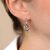 ZINZI zilveren oorringen 17 x 2mm glad met luxe klapsluiting ZIO402