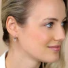 Zinzi zilveren oorringen 12 x 2mm glad met luxe klapsluiting  ZIO194