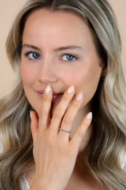 ZINZI zilveren ring glad bol ZIR923