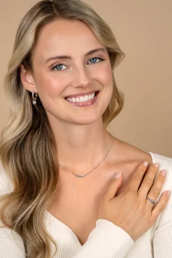 ZINZI zilveren ring (5mm breed) met veertjesmotief ZIR2644