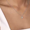 ZINZI zilveren ronde hanger zonnetje ZIH2068 (zonder collier)