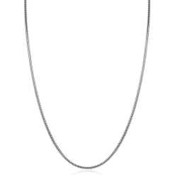 ZINZI zilveren ronde slangen ketting (2mm breed) 42-45cm ZIC2849