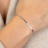 ZINZI zilveren schakelarmband met fijne gladde S schakel ZIA2774