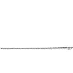 ZINZI zilveren schakelarmband palmier massief 3mm breed 18,5cm ZIA1912
