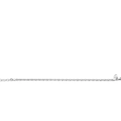 ZINZI zilveren scroll schakel armband (3mm breed) waarbij de schakels een dubbele krul/kronkeling maken 17-20cm ZIA2712