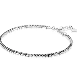 ZINZI zilveren tennis armband 2,1mm breed met rijzetting zwarte zirconia's ZIA2891Z