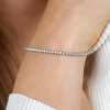 ZINZI zilveren tennis armband 2,1mm breed met rijzetting witte zirconia's ZIA2891